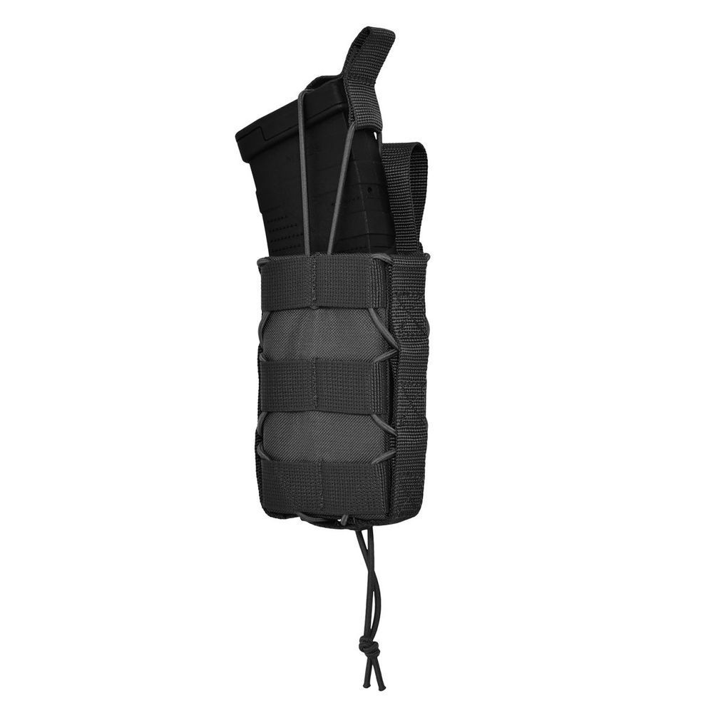 Підсумок для магазинів одинарний відкритий тканевий Stealth PRO. Cordura 1000. Колір Чорний 4952 фото