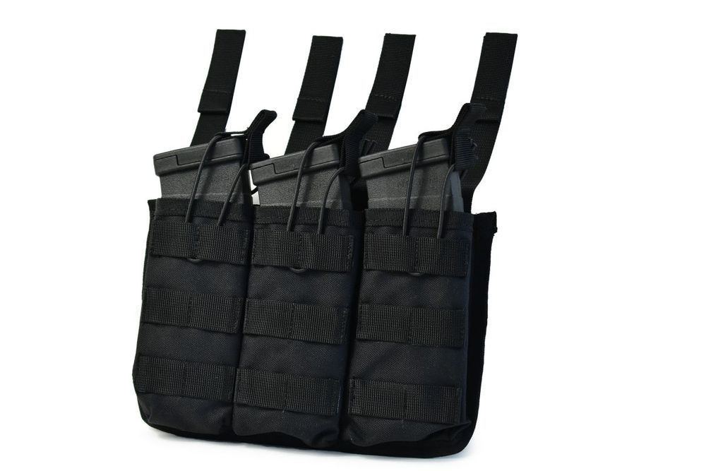 Потрійний підсумок для магазинів Combat Triple. Cordura 1000. Колір Чорний 33 фото