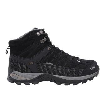 Черевики RIGEL MID TREKKING SHOES WP, CMP, чорно-сірі 3Q12947-73UC (44) фото