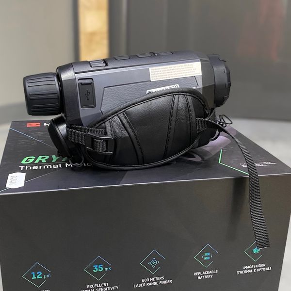 Тепловизионный монокуляр HikMicro Gryphon GH25L LRF, 25 мм, лазерный дальномер, цифровая камера, Wi-Fi 3168444 фото