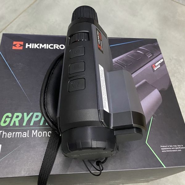 Тепловизионный монокуляр HikMicro Gryphon GH25L LRF, 25 мм, лазерный дальномер, цифровая камера, Wi-Fi 3168444 фото