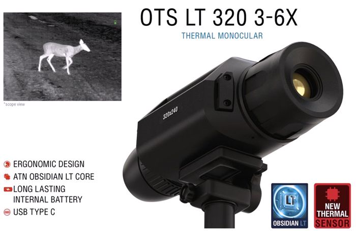 Тепловізійний монокуляр ATN OTS-LT, 3-6x 320x240 25mm 12 micronThermal Viewer 1678485453  фото