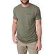 Футболка з малюнком "5.11 Tactical Triblend Legacy Short Sleeve Tee" Green Heather S 5884 фото 1