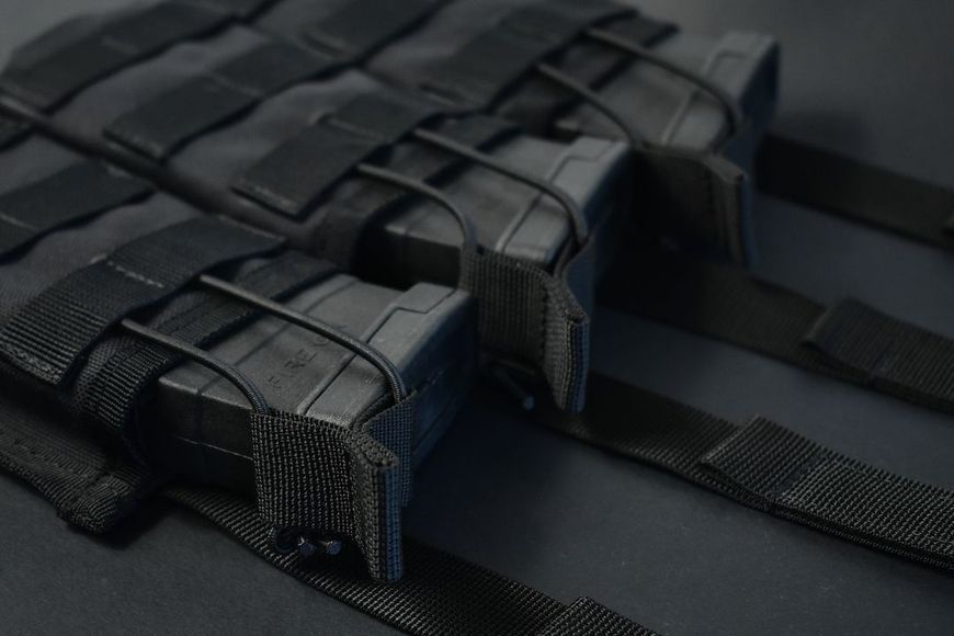Потрійний підсумок для магазинів Combat Triple. Cordura 1000. Колір Чорний 33 фото
