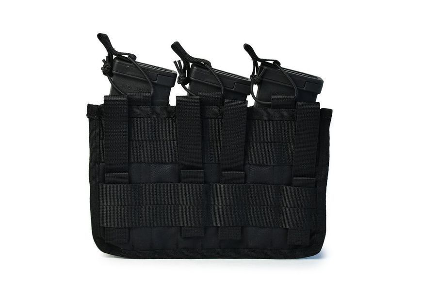 Потрійний підсумок для магазинів Combat Triple. Cordura 1000. Колір Чорний 33 фото