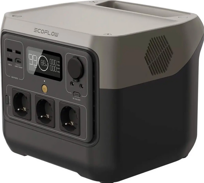 EcoFlow River 2 Pro 800 Вт, 768 Вт/год (електростанція для дому, UPS, ДБЖ) EU 4214342 фото