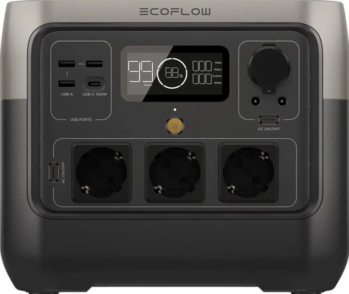 EcoFlow River 2 Pro 800 Вт, 768 Вт/год (електростанція для дому, UPS, ДБЖ) EU 4214342 фото