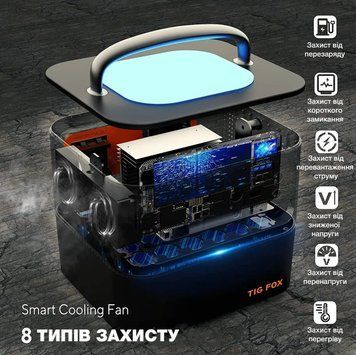 Портативна зарядна станція TIG FOX T500 Номінальна потужність 500Вт Максимальна потужність 850Вт Ємність 540 Вт&middot;год 78391880 фото