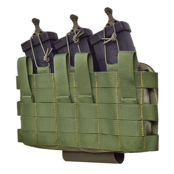 Адмін-підсумок під 3 магазини AK/AR Tactical Series. Cordura 1000. Колір Ranger Green 3920 фото