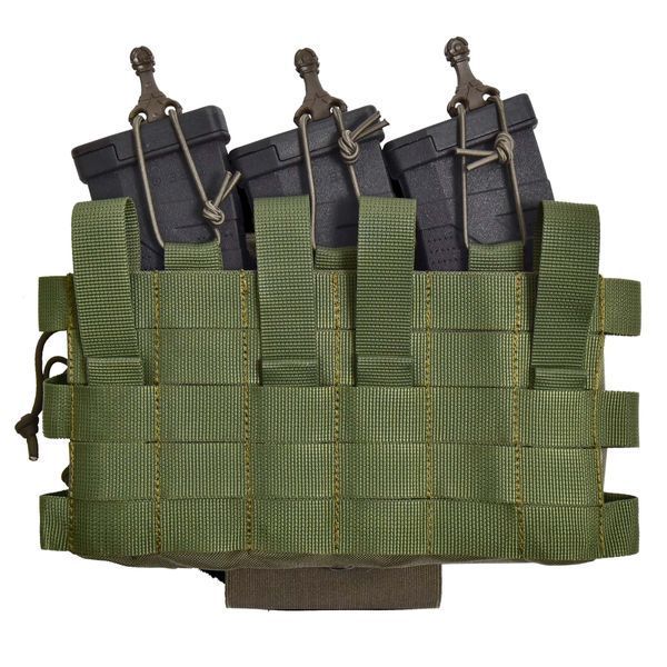 Адмін-підсумок під 3 магазини AK/AR Tactical Series. Cordura 1000. Колір Ranger Green 3920 фото