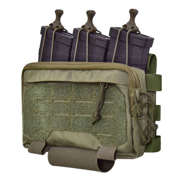 Адмін-підсумок під 3 магазини AK/AR Tactical Series. Cordura 1000. Колір Ranger Green 3920 фото