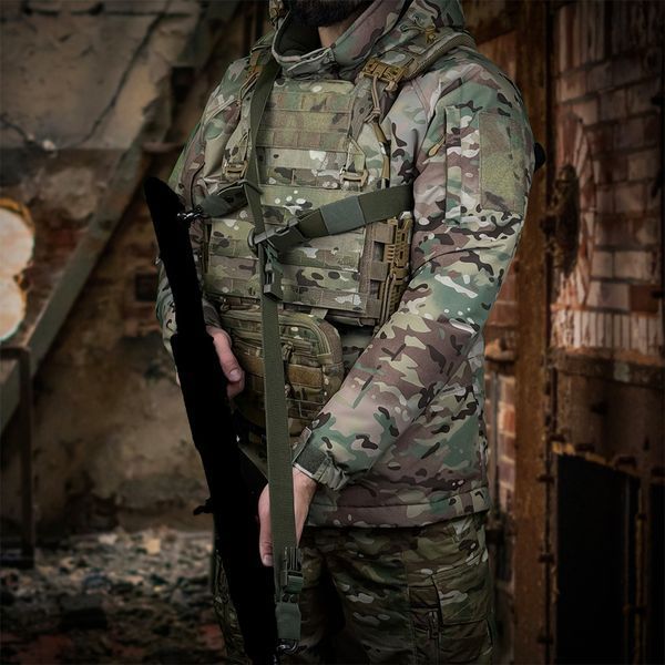 Ремінь збройовий RAGNAROK триточковий "Hel" carbine Олива Hel-carbine3 фото