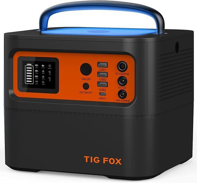 Портативна зарядна станція TIG FOX T500 Номінальна потужність 500Вт Максимальна потужність 850Вт Ємність 540 Вт&middot;год 78391880 фото
