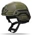 Шолом MICH 2000 з кріпленням Helmet PE NIJ IIIA.44 Хакі AB23CD4 фото 1