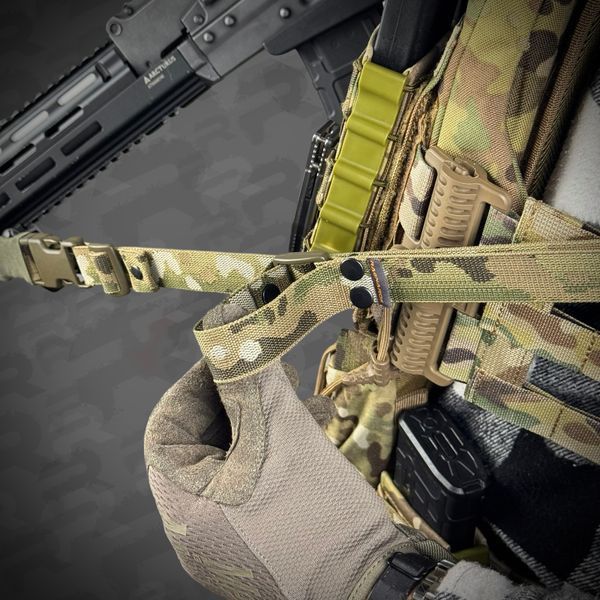 Ремінь збройовий одно/двоточковий RAGNAROK "ODIN" Gen.II carbine Мультикам ODIN-CARBINE-M фото
