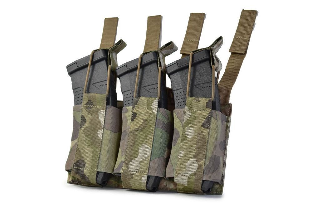 Еластичний потрійний підсумок для магазинів Bronya Kyiv Elastic Triple. Cordura 1000. Колір Мультикам 356 фото