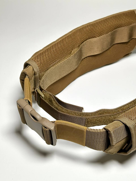 Модульний тактичний пояс койот на 2 Molle (без третього модуля) К-025.3 фото