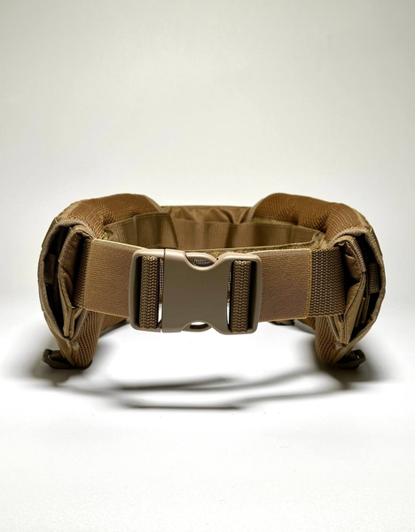 Модульний тактичний пояс койот на 2 Molle (без третього модуля) К-025.3 фото
