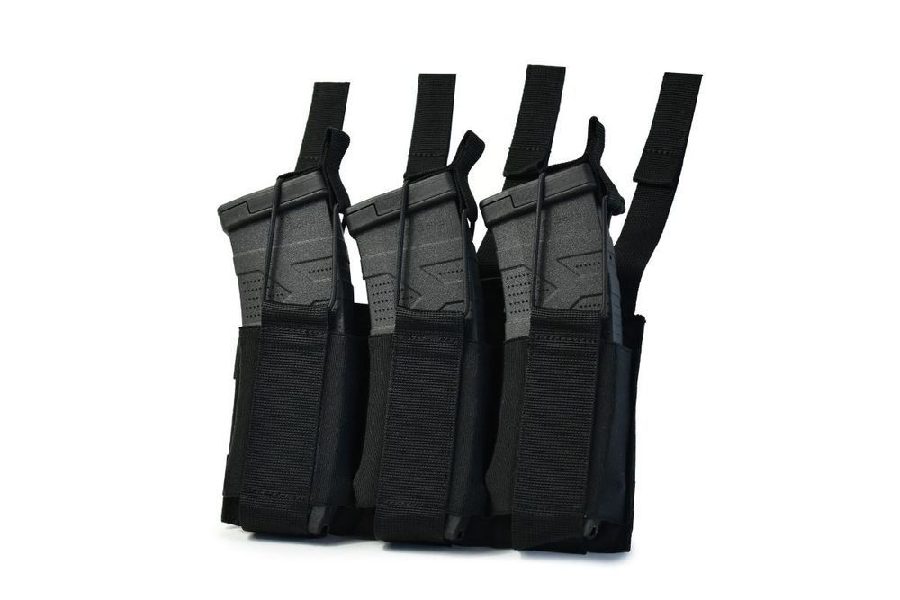 Еластичний потрійний підсумок для магазинів Bronya Kyiv Elastic Triple. Cordura 1000. Колір Чорний 355 фото