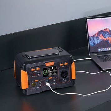Зовнішнє джерело живлення WX1436 300W (83200 мАг), електростанція з виходами USB, Type-C,DC, ліхтар 79637401 фото