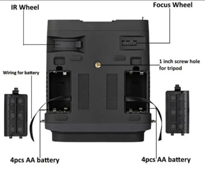 Прилад нічного бачення Widgameplus WG500B 1080P HD 10.8X31 Цифровий бінокль 962352 фото