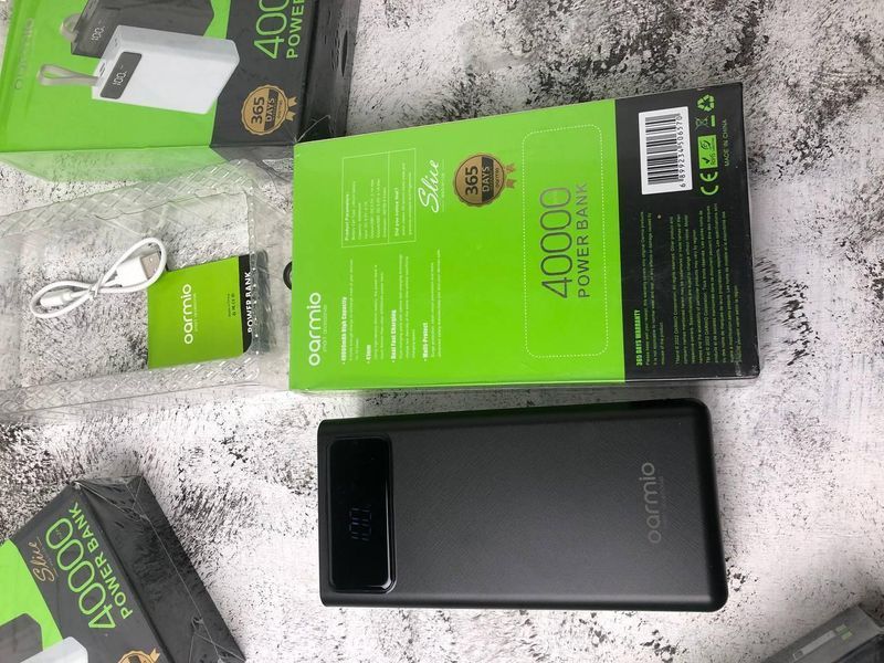 Зарядний пристрій Power bank OARMIO 40000 mAh Black 80581123 фото