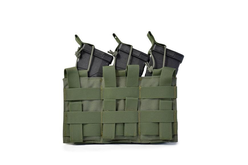 Еластичний потрійний підсумок для магазинів Bronya Kyiv Elastic Triple. Cordura 1000. Колір Ranger Green 354 фото
