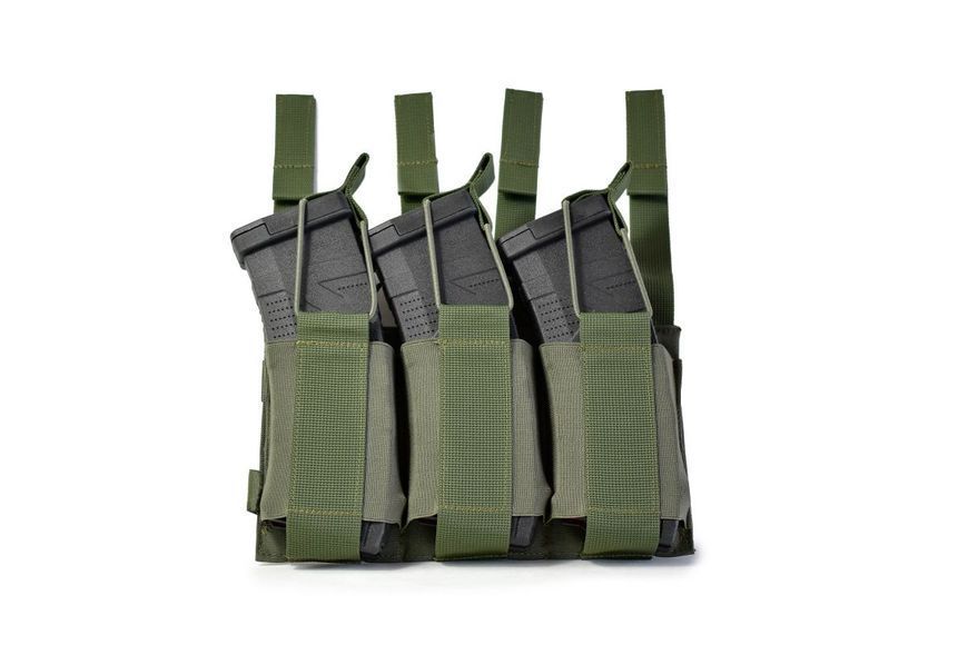 Еластичний потрійний підсумок для магазинів Bronya Kyiv Elastic Triple. Cordura 1000. Колір Ranger Green 354 фото