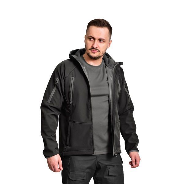 Куртка softshell Flex Guard. Колір Чорний S 1550 фото