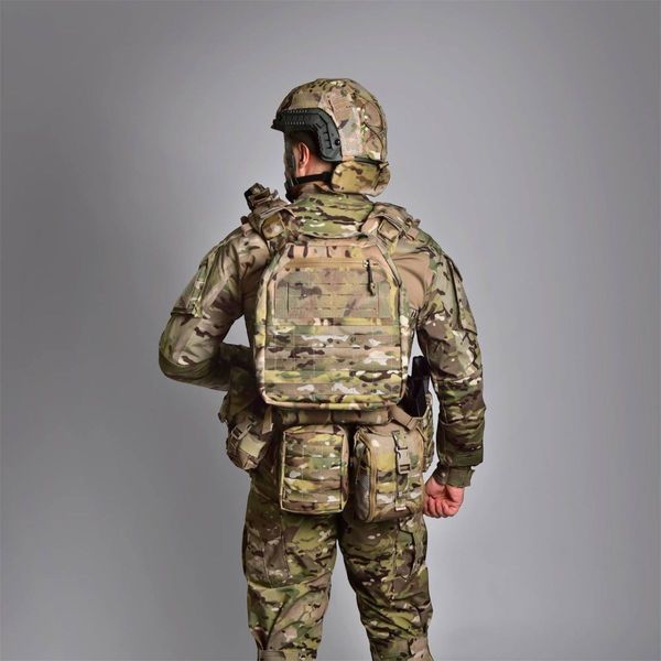 Плитоноска під плити XL Bronya Kyiv MPS М8 PRO. Cordura 1000. Колір Мультикам 225 фото