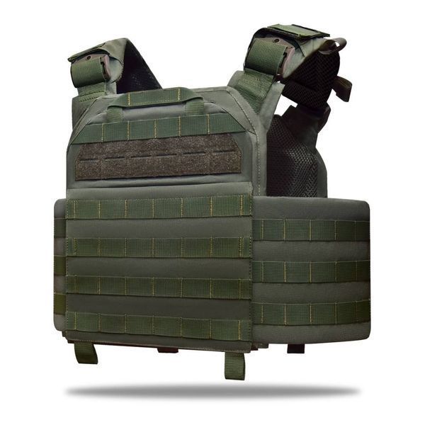 Плитоноска під плити XL Bronya Kyiv MPS М8 PRO. Cordura 1000. Колір Ranger Green 223 фото