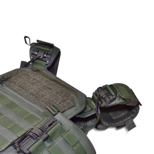 Плитоноска під плити XL Bronya Kyiv MPS М8 PRO. Cordura 1000. Колір Ranger Green 223 фото
