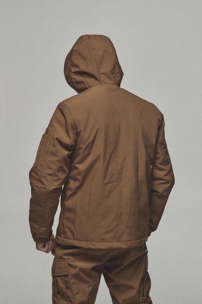 Зимова військова куртка Soft Shel (софтшел) койот 3800267 фото