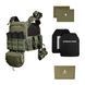 Бронежилет з підсумками 6&ndash;го класу MPS warrior pack + Бронеплити + балістичні пакети захист боків та паху 1 клас ДСТУ. Колір Ranger Green 4332 фото 1