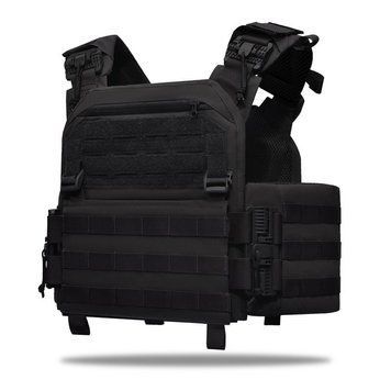 Плитоноска під плити XL Bronya Kyiv MPS М8 PRO. Cordura 1000. Колір Чорний 224 фото
