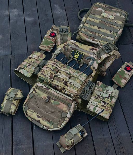 Плитоноска Gen.9 з системою швидкого скидання зі стропами з Кордури Gen.9-01 фото