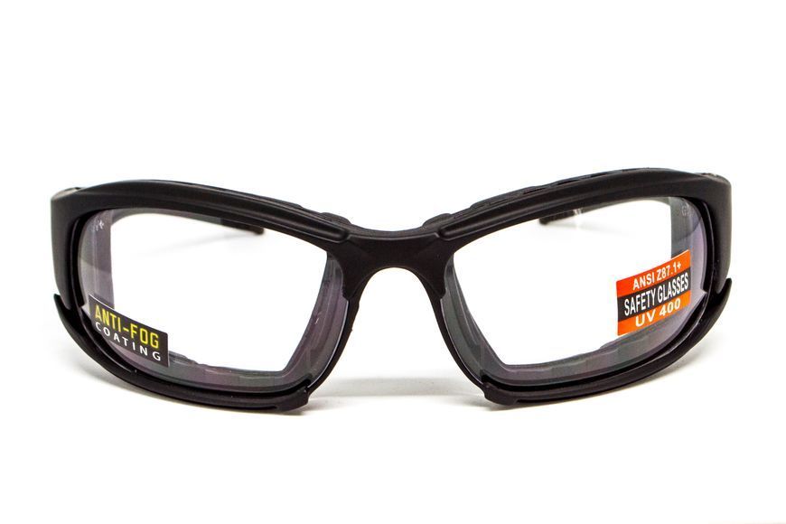 Окуляри захисні фотохромні Global Vision Assault Photochromic (clear) Anti-Fog, прозорі GV-ASSA-CL13 фото