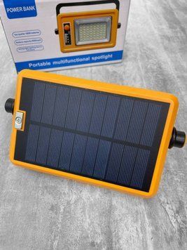 світлодіодний прожектор 60 Вт, power bank, сонячна панель 84925404 фото