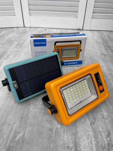 світлодіодний прожектор 60 Вт, power bank, сонячна панель 84925404 фото