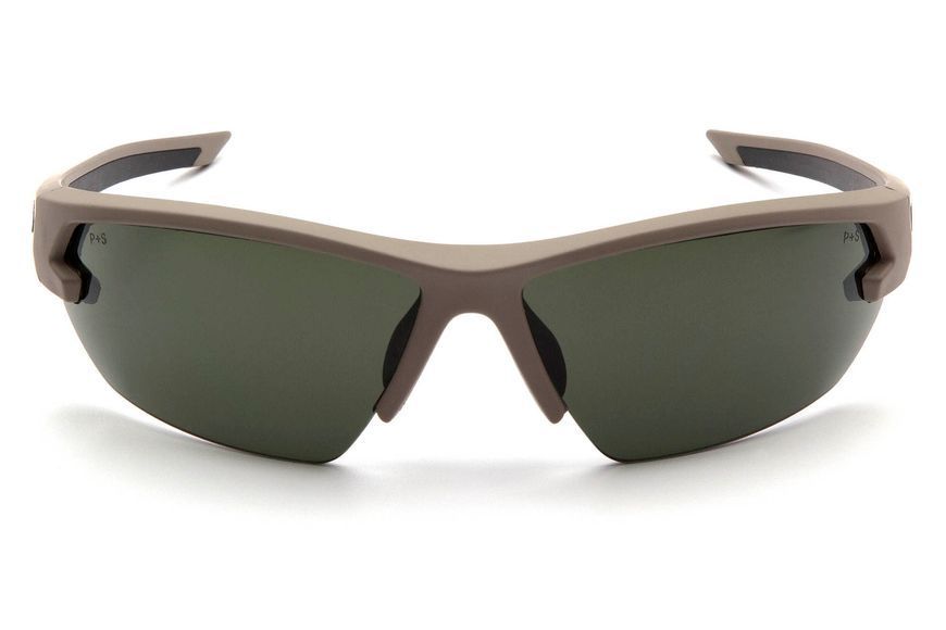 Окуляри захисні Venture Gear Tactical Semtex 2.0 Tan (forest gray) Anti-Fog, чорно-зелені в пісочній оправі 3СЕМТ-21 фото