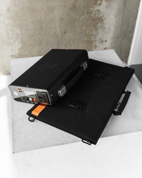 Портативна зарядна станція 300W 220V/2xUSB із сонячною панеллю 45W EP-3018 34672979 фото