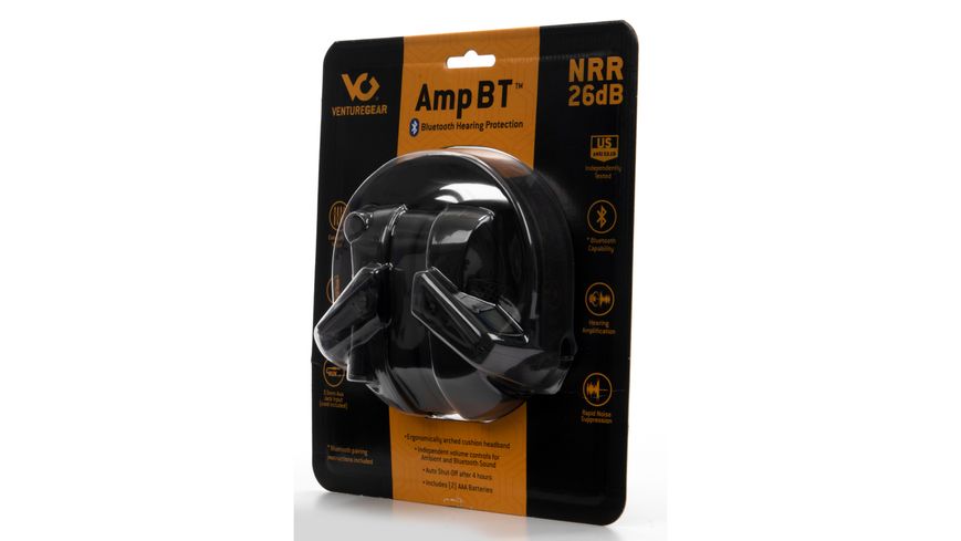 Активні навушники протишумні захисні Venture Gear AMP NRR 26dB з Bluetooth (пісочного кольору) VG-EMUF-PME31BT фото