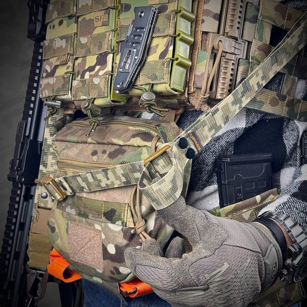 Ремінь збройовий триточковий RAGNAROK "Hel" Gen.II carbine Піксель HEL-CARBINE-P фото