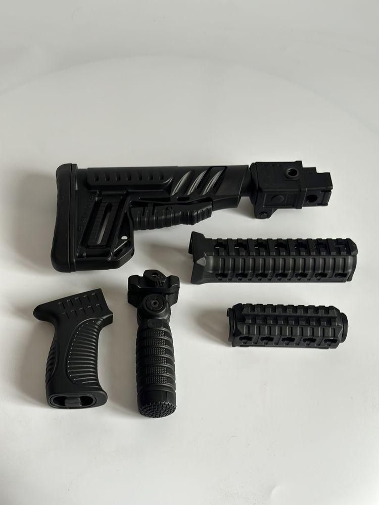 Обвіс від DLG Tactical для АК 47/ АК 74 ,АКМ Чорний 54246049 фото