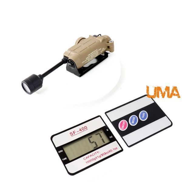 Ліхтар тактичний універсальний на шолом Sidewinder MPLS WADSN 5 LED + IFF -маячок, койот (батарейки в комплект не входять) 010728uma фото