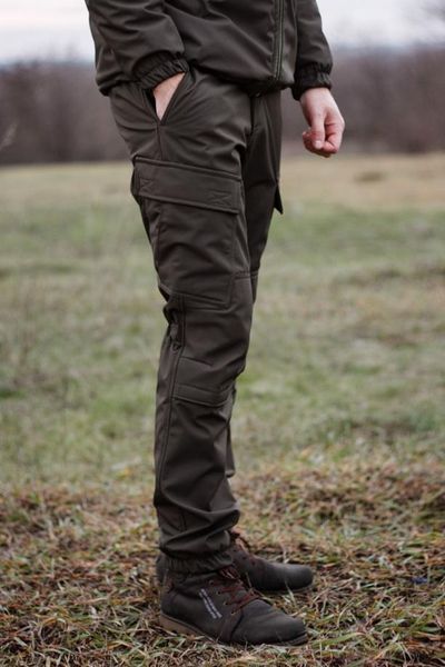 Зимові військові штани Soft Shel (софтшел) хакі 1373126 фото