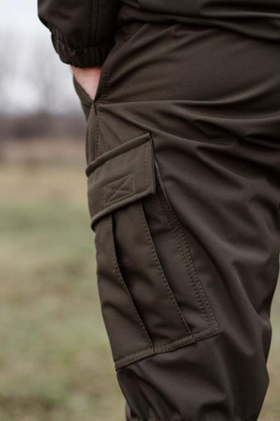 Зимові військові штани Soft Shel (софтшел) хакі 1373126 фото