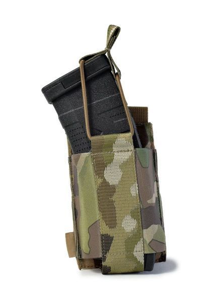 Еластичний одинарний підсумок для магазинів Elastic. Cordura 1000. Колір Мультикам 350 фото