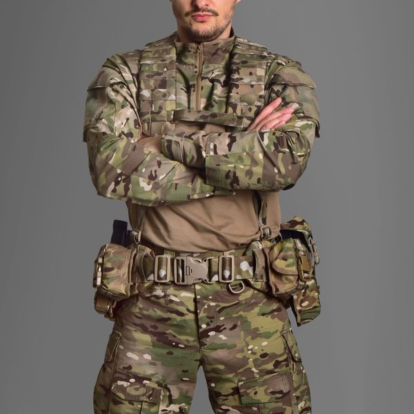 Тактичний пояс Bronya Kyiv Warbelt. Cordura 1000. Колір Мультикам S/M 249 фото