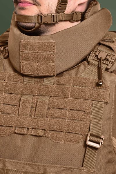 Бронекостюм scout pack MPS М8 PRO + балістичні пакети захист боків, паху, шиї, плечей 1 класс ДСТУ. Колір Койот 4285 фото